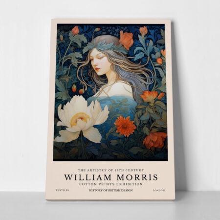 Πινακας σε καμβά WILLIAM MORRIS - WOMAN 2 - William Morris