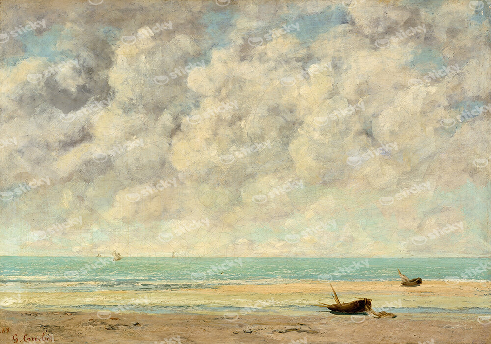 Πινακας Σε Καμβά GUSTAVE COURBET – THE CALM SEA