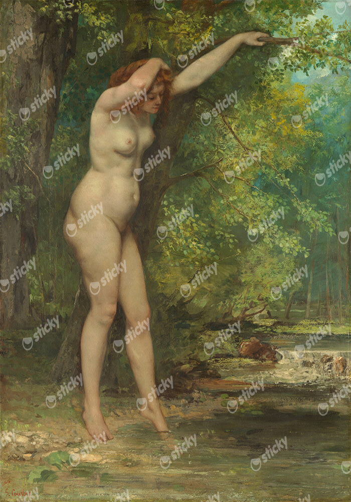Πινακας Σε Καμβά GUSTAVE COURBET – THE YOUNG BATHER