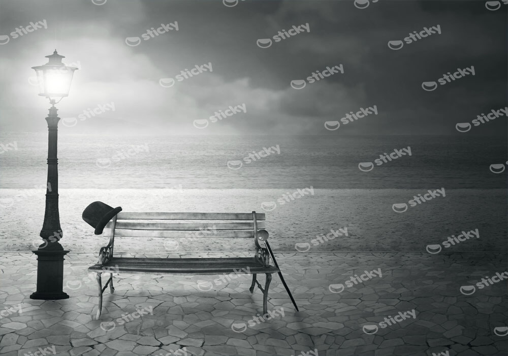 Πινακας σε καμβά VINTAGE BLACK WHITE