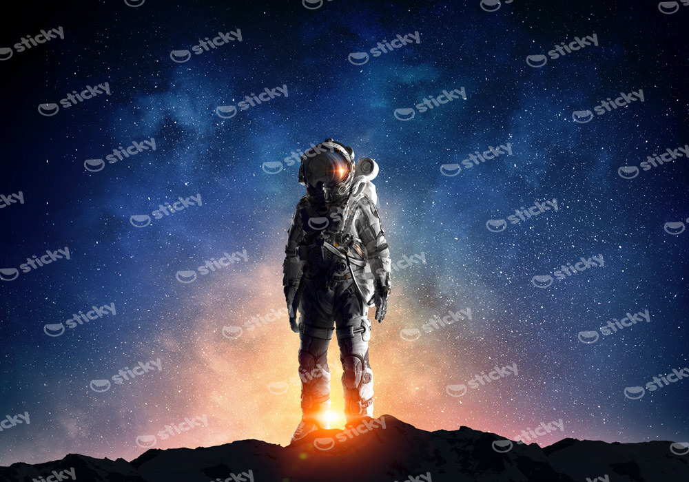 Πινακας σε καμβά ASTRONAUT IN OUTER SPACE 2