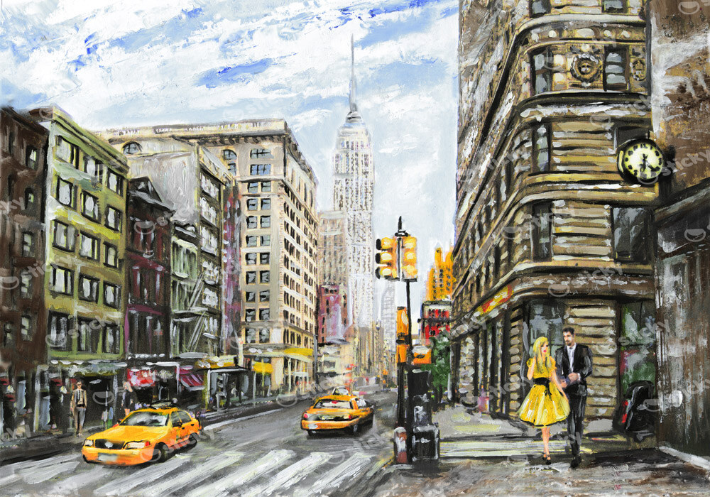 Πινακας σε καμβά NEW YORK PAINTING 3