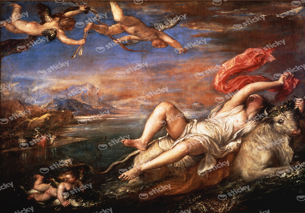 Πινακας σε καμβά TITIAN - EUROPA