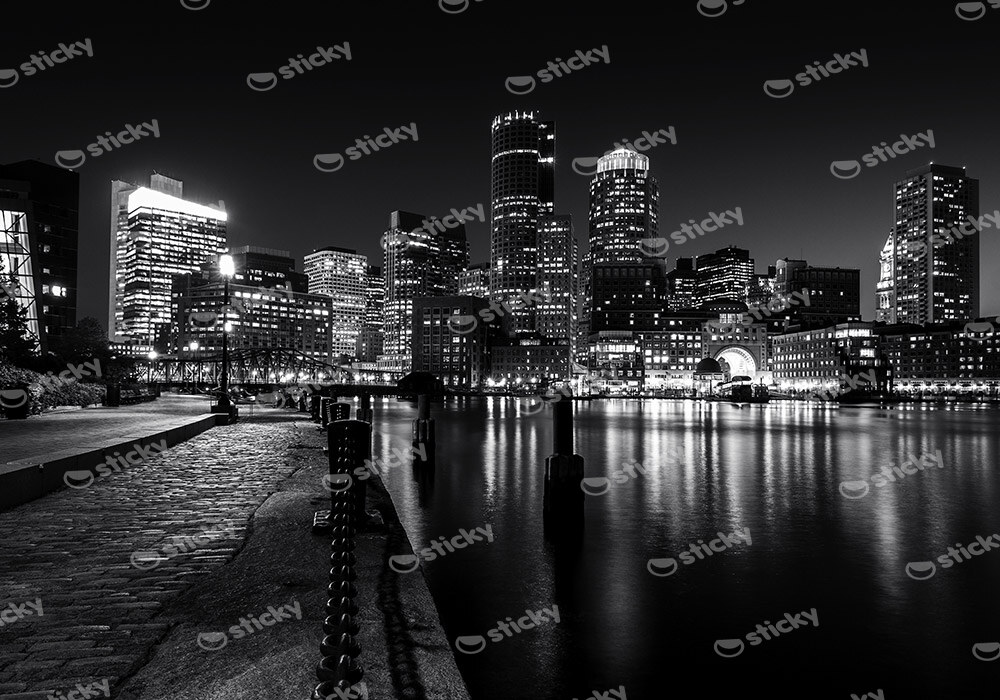 Πινακας σε καμβά BOSTON HARBOUR