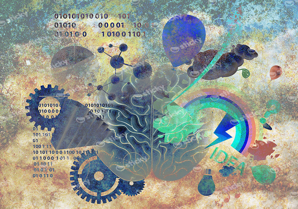 Πινακας σε καμβά BRAIN