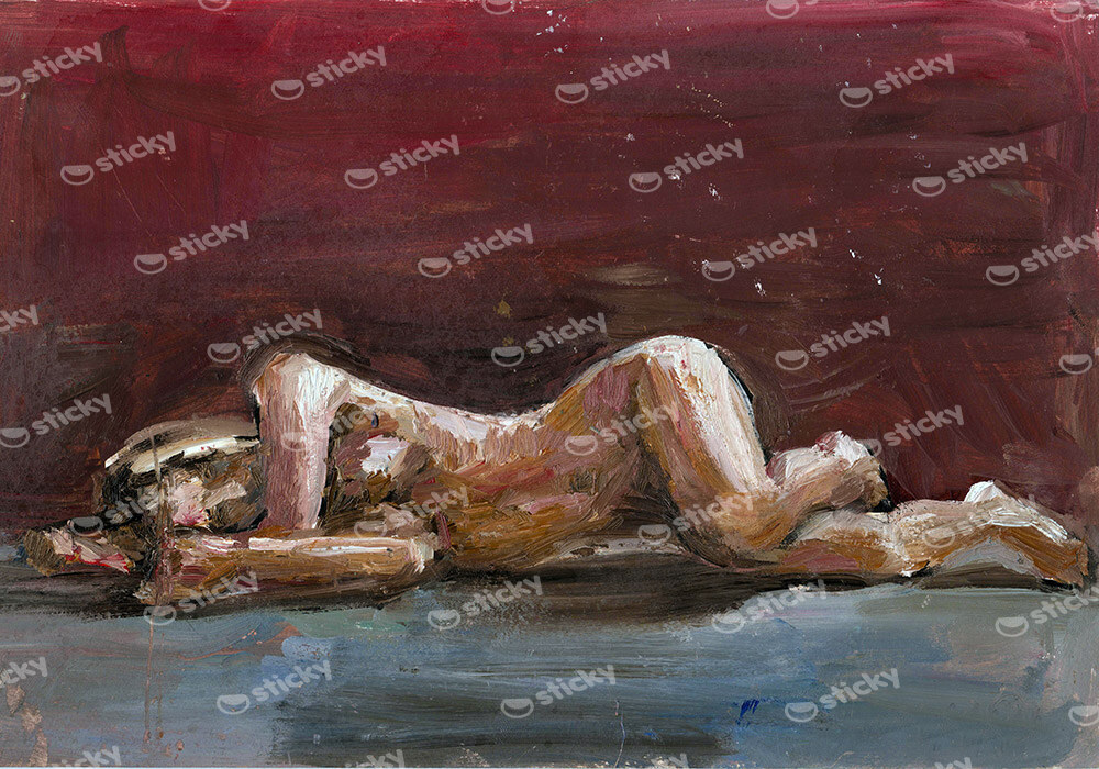 Πινακας σε καμβά EXPRESSIVE WOMAN FIGURE