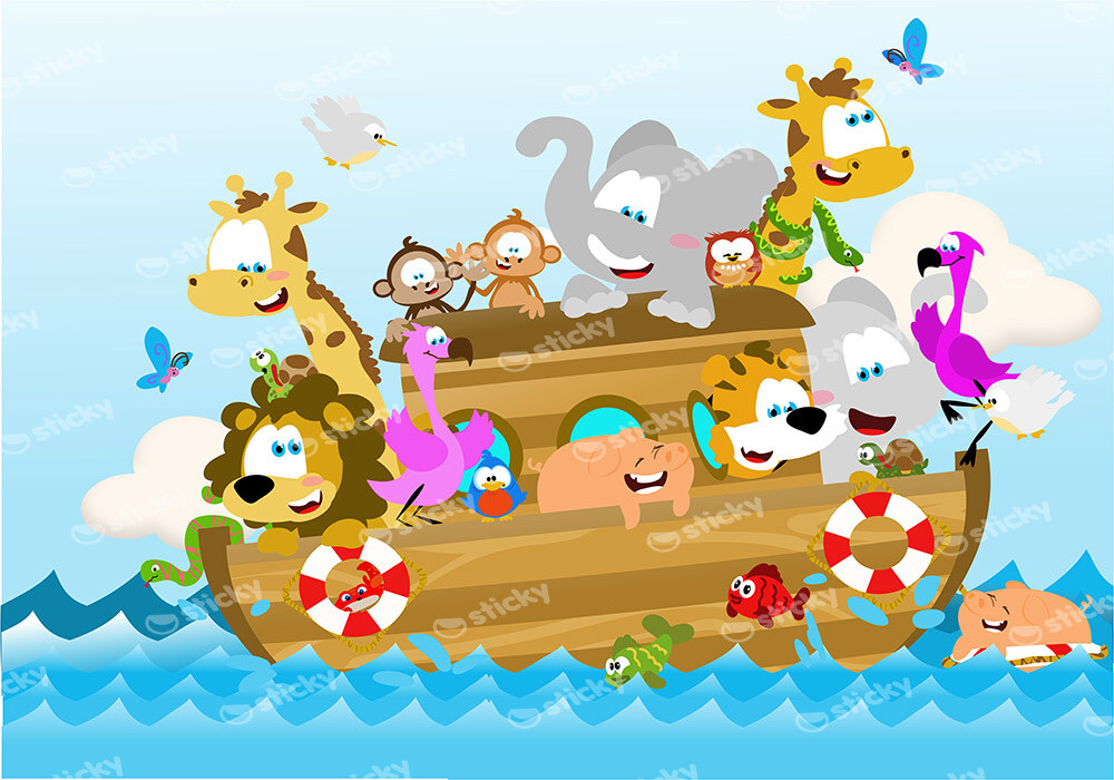 Πινακας σε καμβά NOAH'S ARK