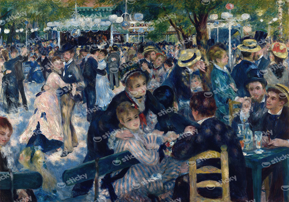 Πινακας σε καμβά RENOIR - BALL AT THE MOULIN DE LA GALETTE