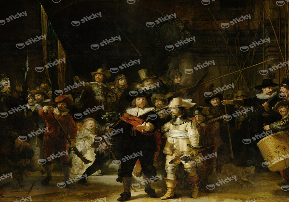 Πινακας σε καμβά REMBRANDT - THE NIGHTWATCH