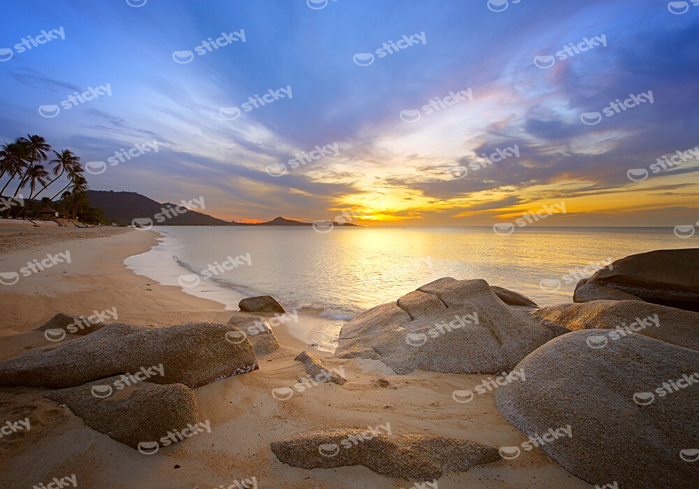 Πινακας σε καμβά TROPICAL SUNRISE