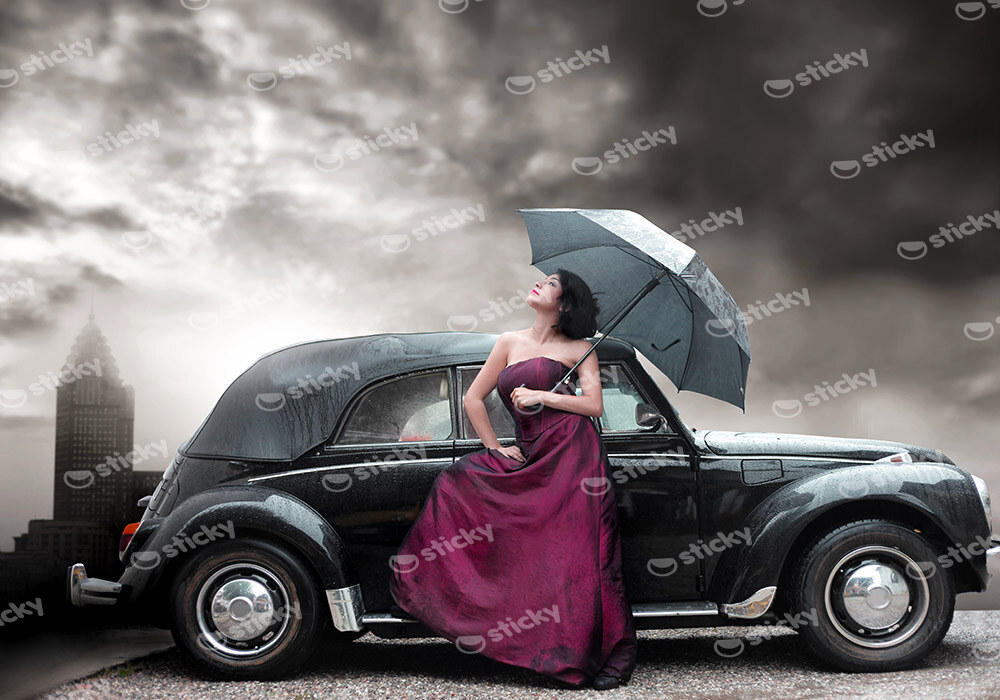 Πινακας σε καμβά UMBRELLAS