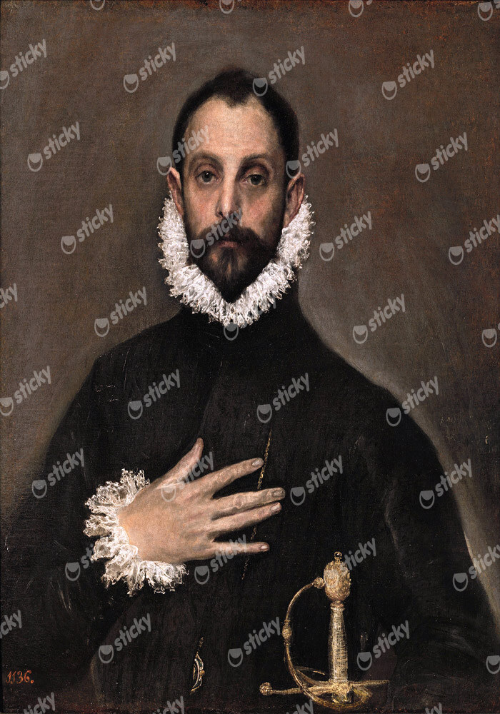 Πινακας σε καμβά EL GRECO - EL CABALLERO