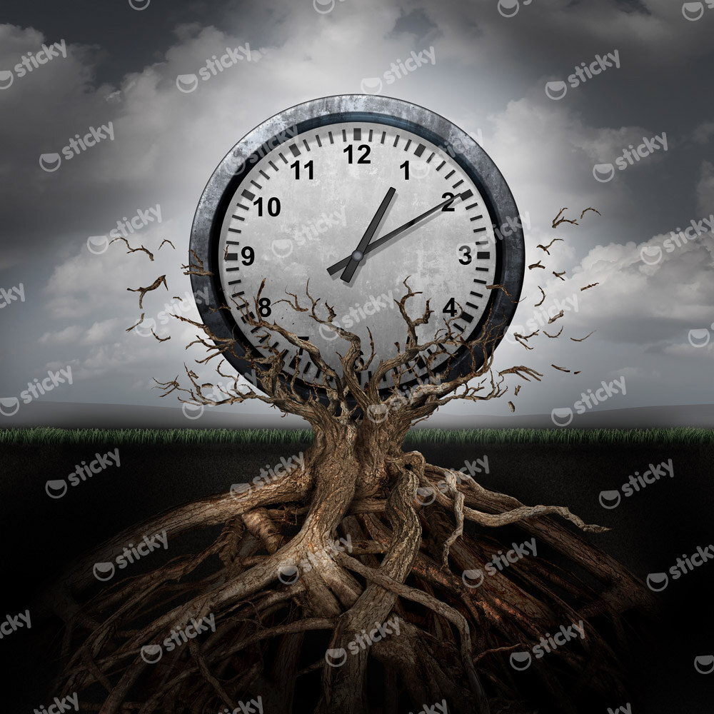Πίνακας σε καμβά TIME MANAGEMENT BUSINESS CONCEPT