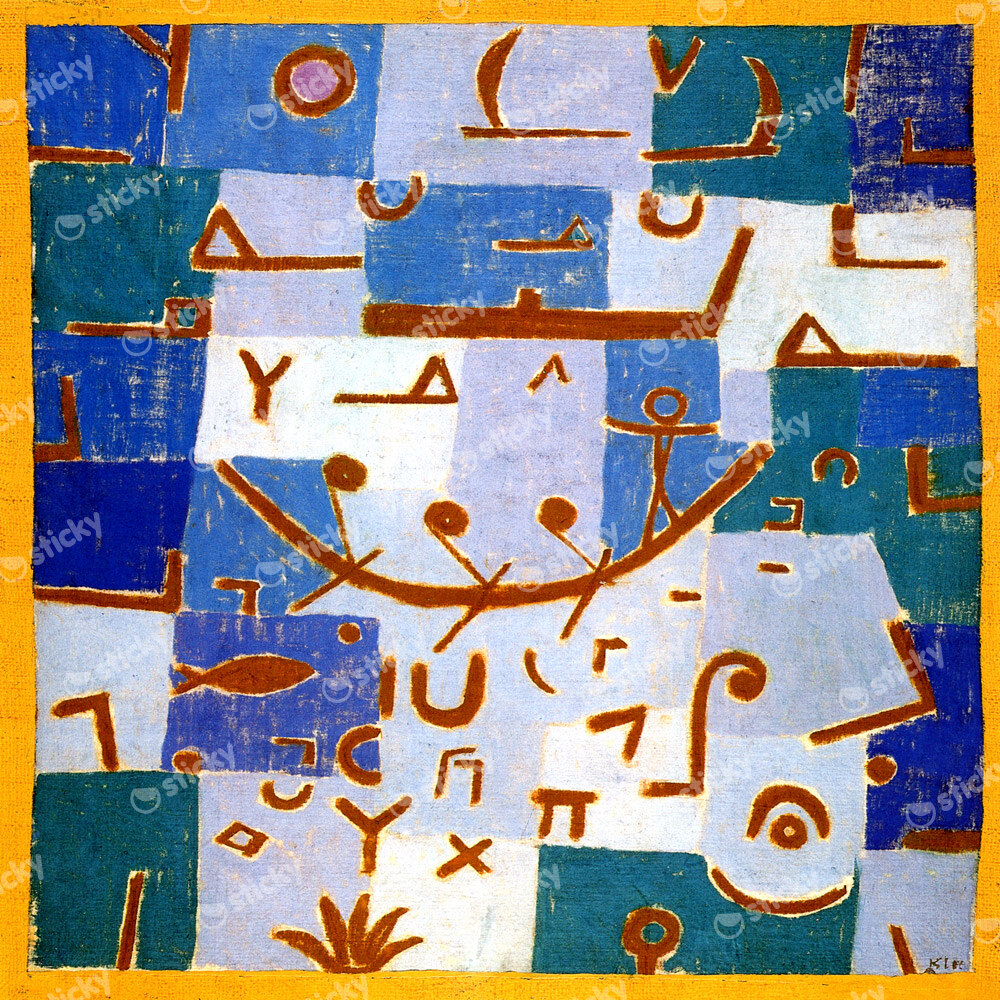 Πίνακας σε καμβά PAUL KLEE - LEGEND OF THE NILE