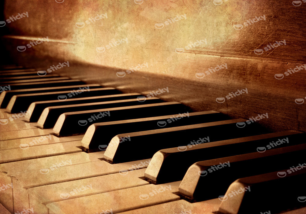 Πινακας σε καμβά OLD PIANO
