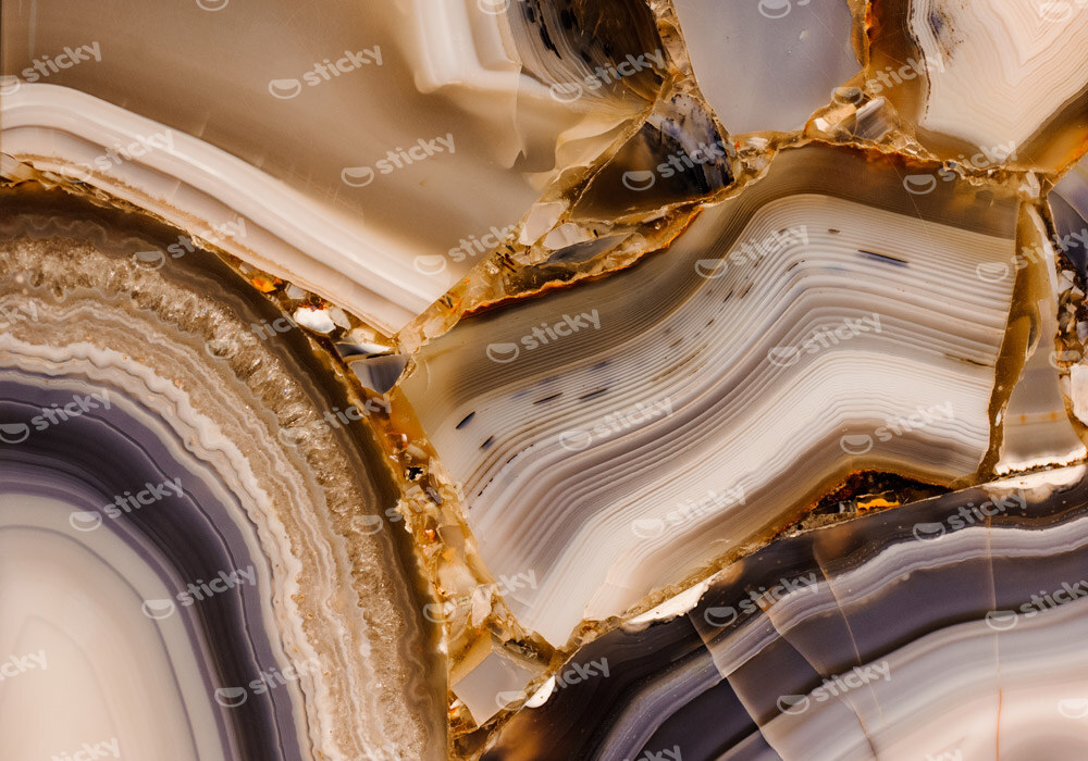 Πινακας σε καμβά POLISHED AGATE MACRO