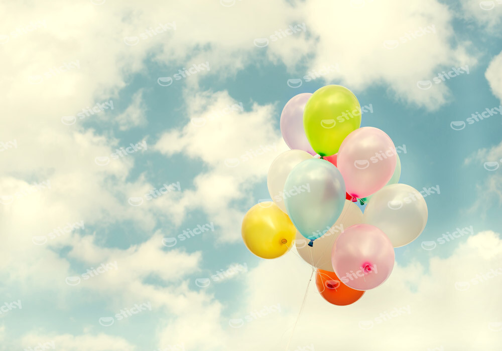 Πινακας σε καμβά HEART BALLOONS