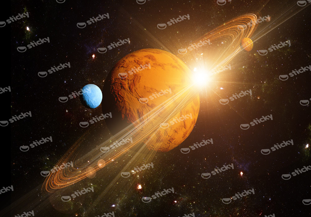 Πινακας σε καμβά PLANET