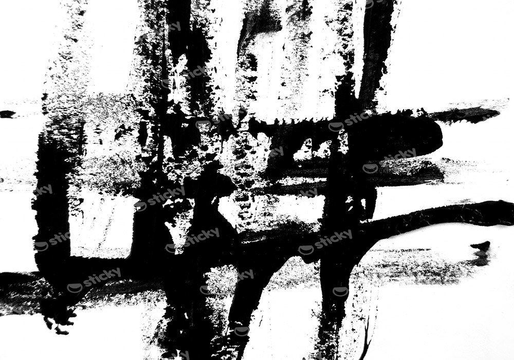 Πινακας σε καμβά BLACK BRUSH