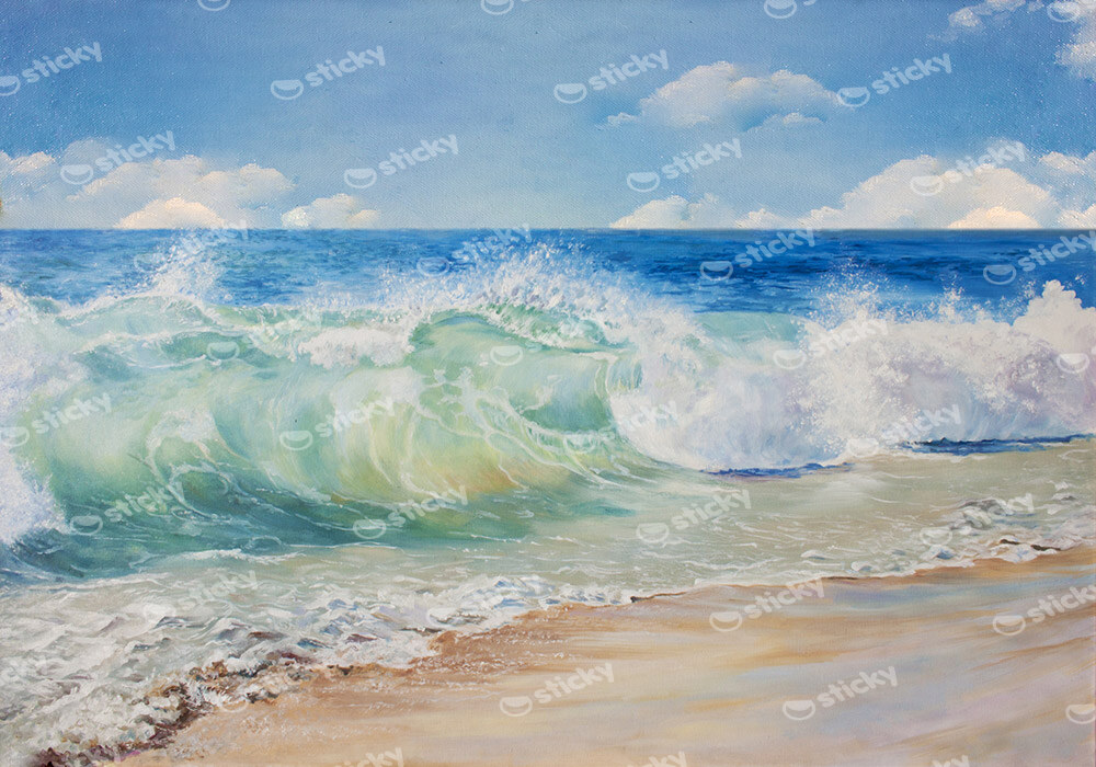 Πινακας σε καμβά BEACH WAVES