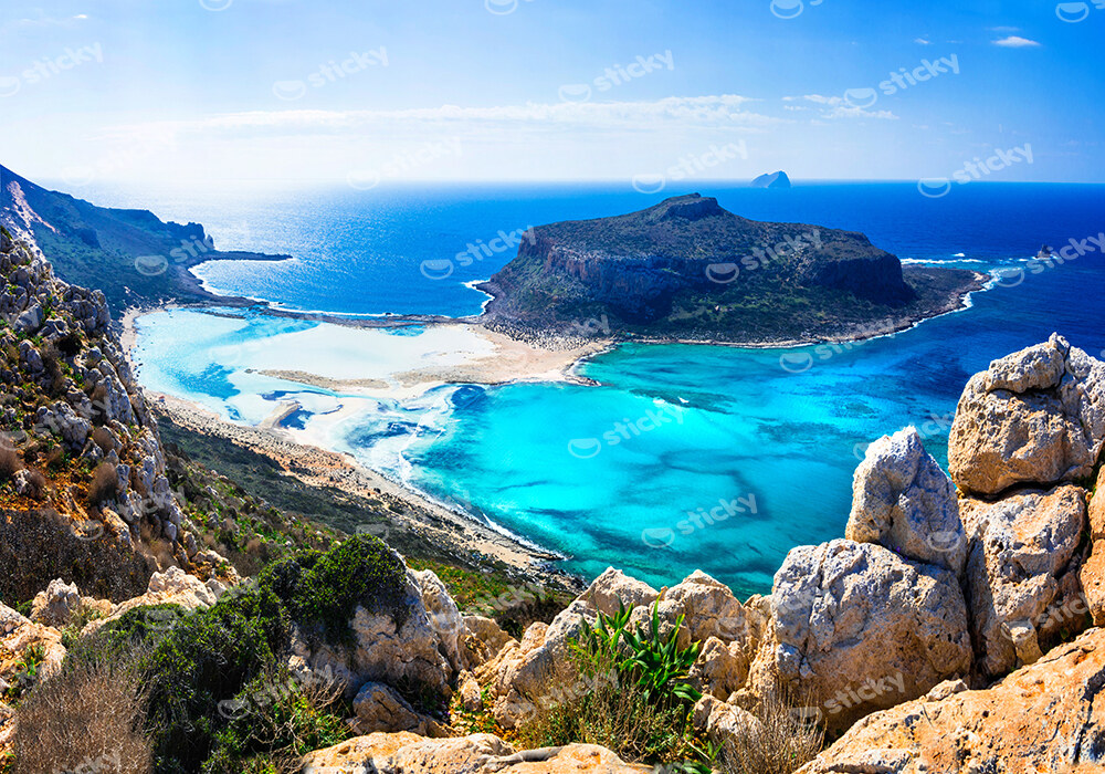 Πινακας σε καμβά AMAZING SCENERY GREEK ISLANDS BALOS BAY CRETE