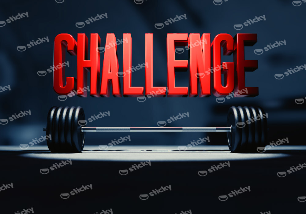 Πινακας σε καμβά CHALLENGE