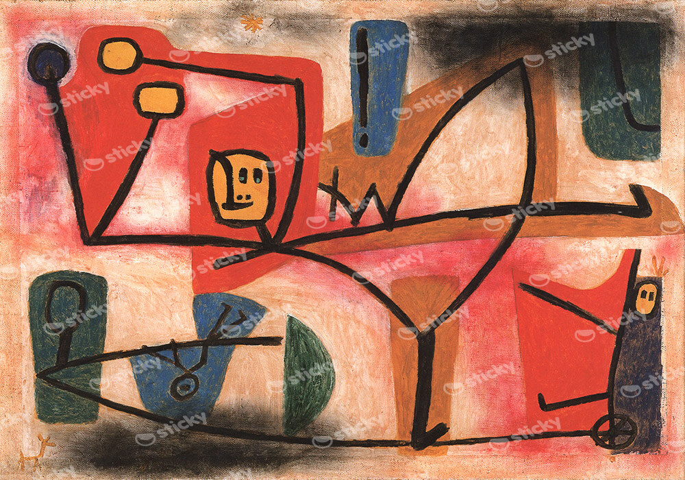 Πινακας σε καμβά PAUL KLEE - HIGH SPIRITS