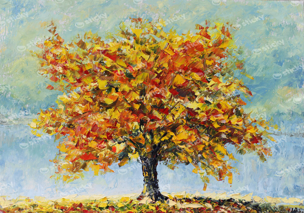 Πινακας σε καμβά LONELY TREE
