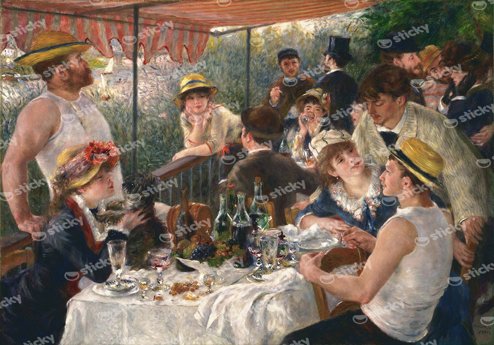 Πινακας σε καμβά RENOIR - LUNCHEON OF THE BOATING PARTY