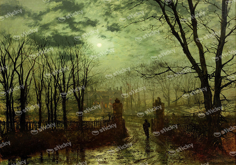 Πινακας σε καμβά JOHN ATKINSON - PARK