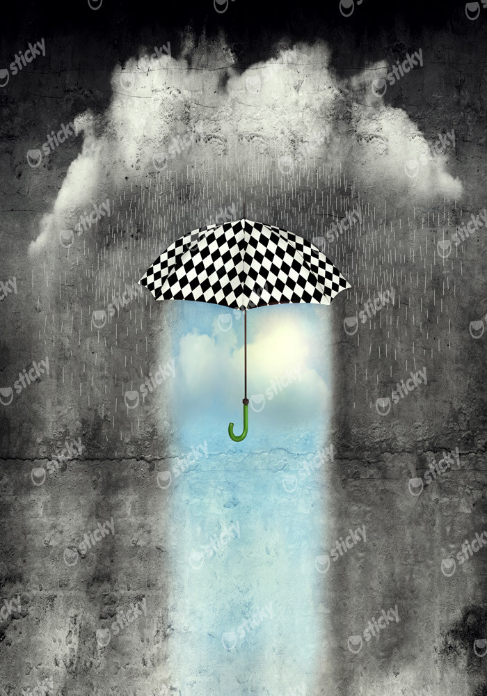 Πινακας σε καμβά SURREAL GOOD AND BAD WEATHER