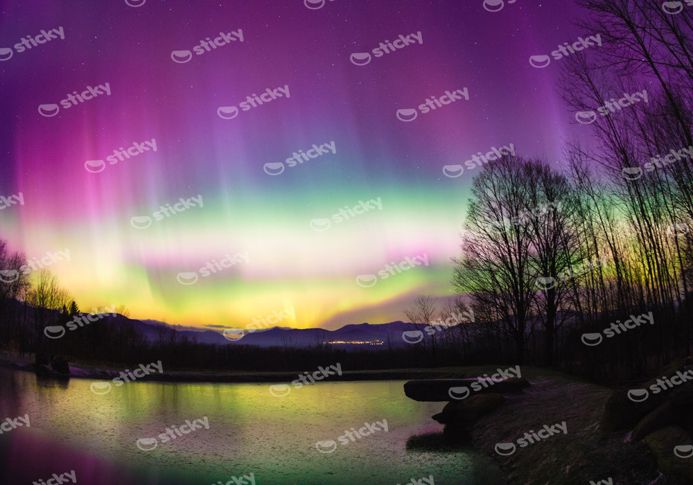 Πινακας σε καμβά NORTHERN LIGHTS