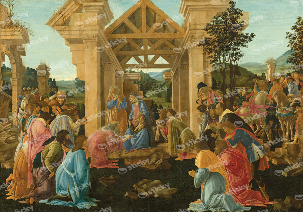 Πίνακας BOTTICELLI-THE ADORATION OF THE MAGI