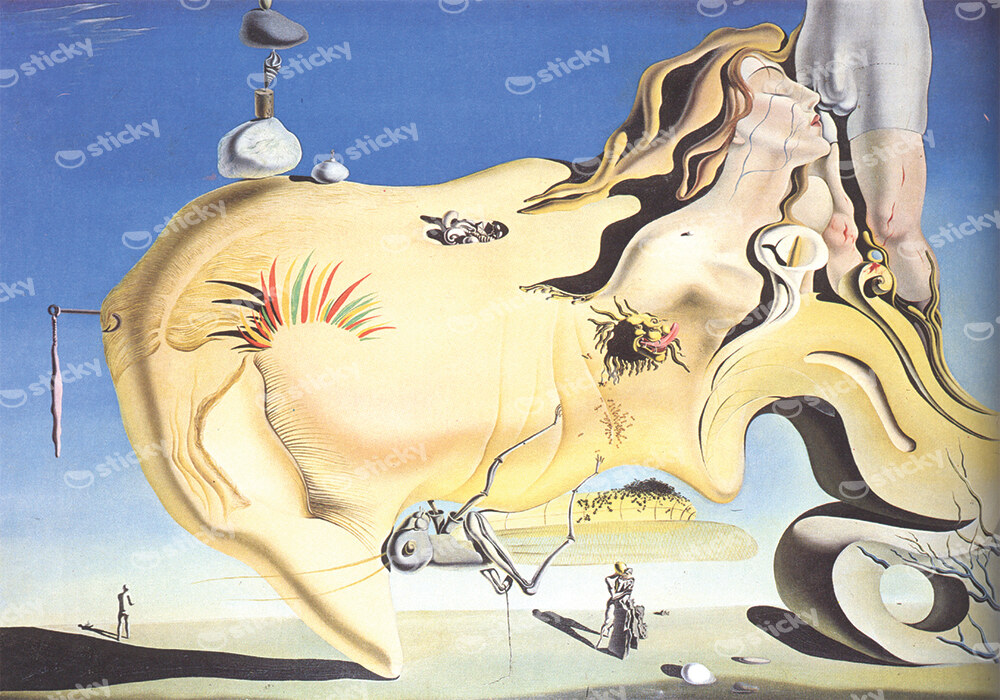 Πίνακας σε καμβά DALI - THE GREAT MASTURBATOR