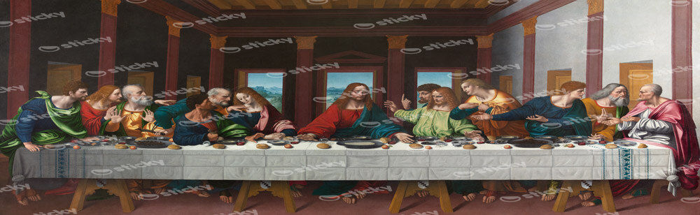 Πίνακας Πανοραμικός DA VINCI ΜΥΣΤΙΚΟΣ ΔΕΙΠΝΟΣ