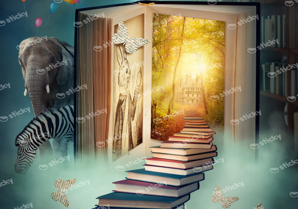Πινακας σε καμβά BOOK LAND