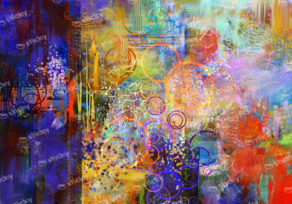 Πινακας σε καμβά COLORFUL PAINTING