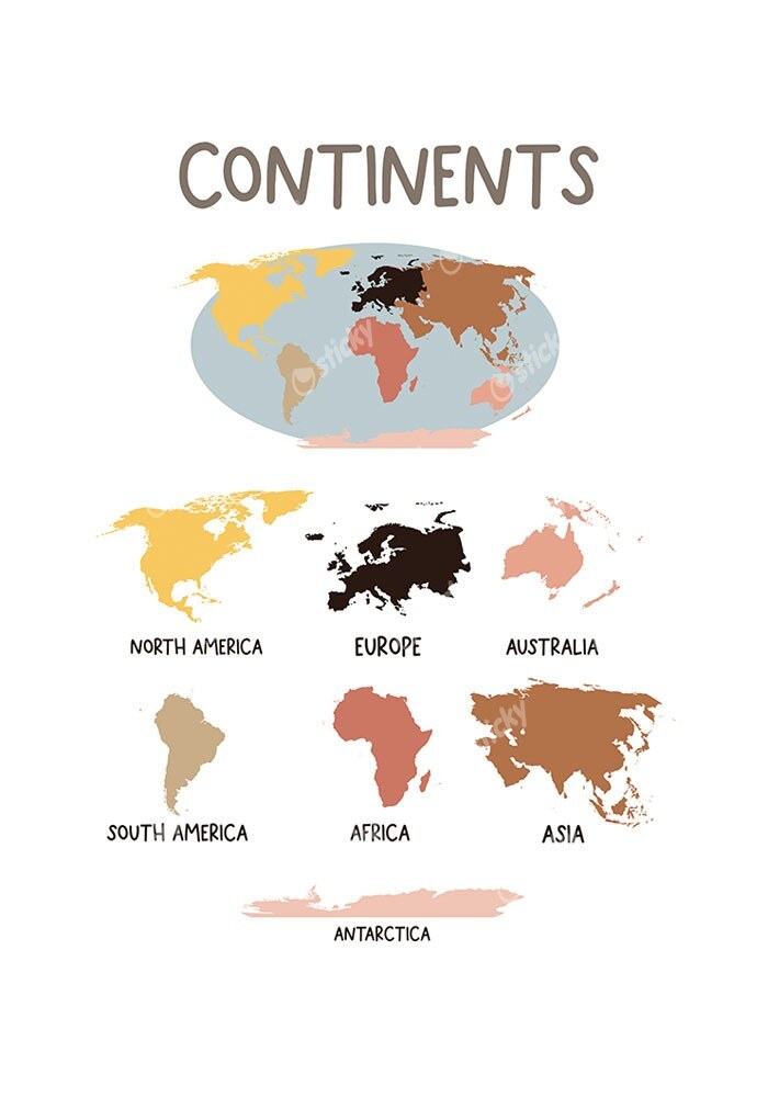 Πόστερ CONTINENTS