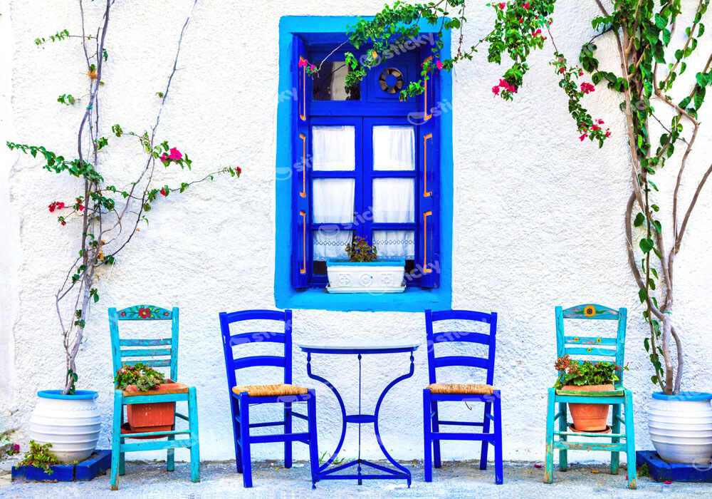 Πινακας σε καμβά TAVERN IN KOS 4