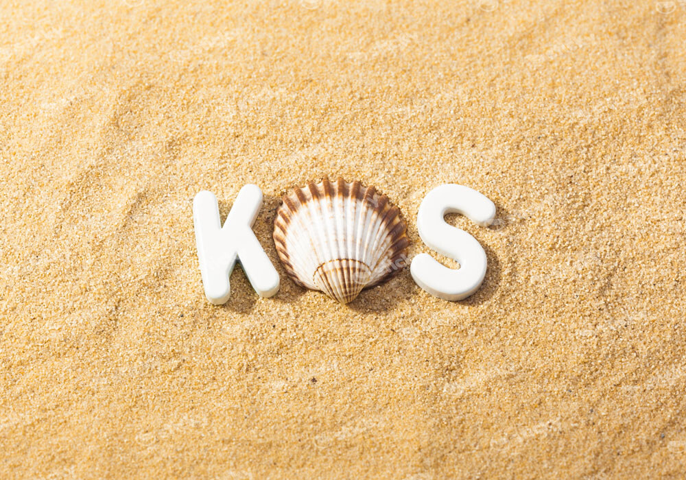 Πινακας σε καμβά SUNSHINE KOS LETTERS