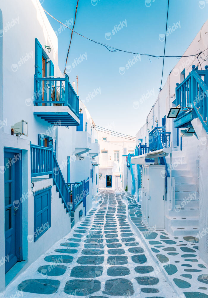 Πινακας σε καμβά ALLEY IN MYKONOS 2