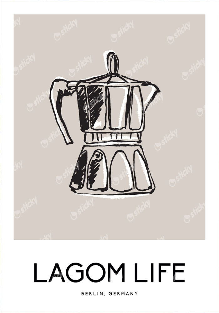 Πινακας σε καμβά COFFEE MAKER