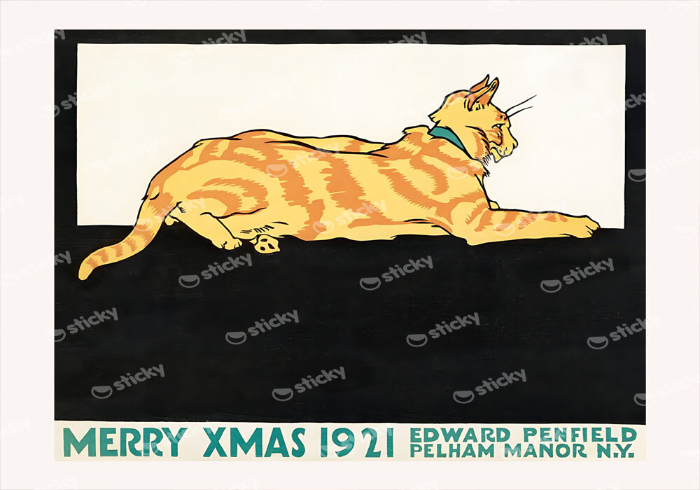 Πινακας σε καμβά MERRY XMAS EDWARD PENFIELD