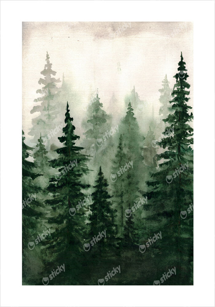 Πόστερ WATERCOLOR FOREST