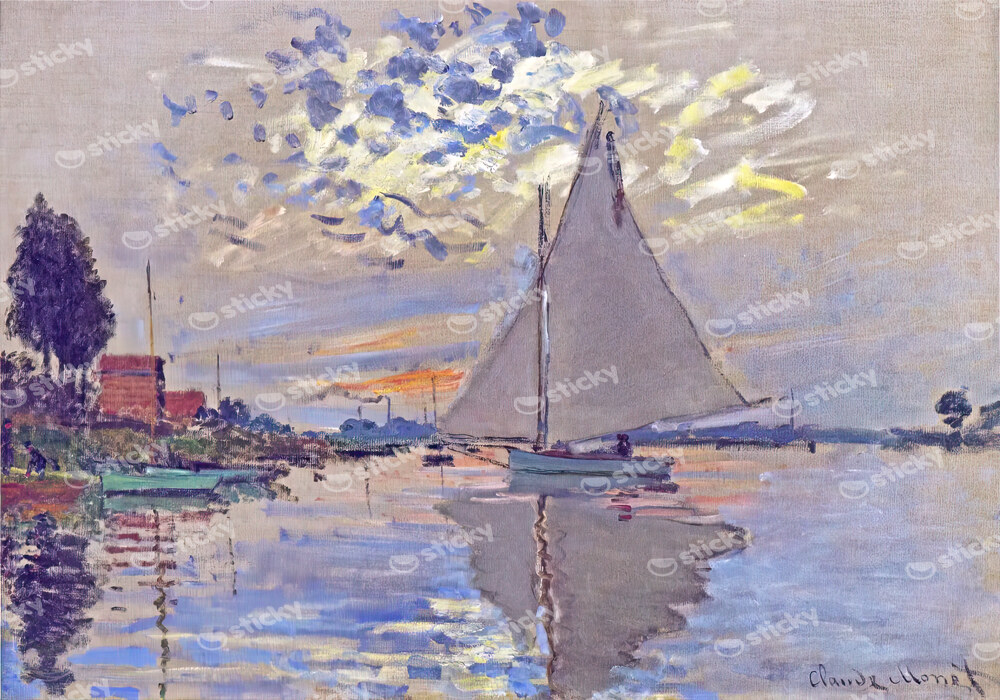 Πινακας σε καμβά MONET - SAILBOAT