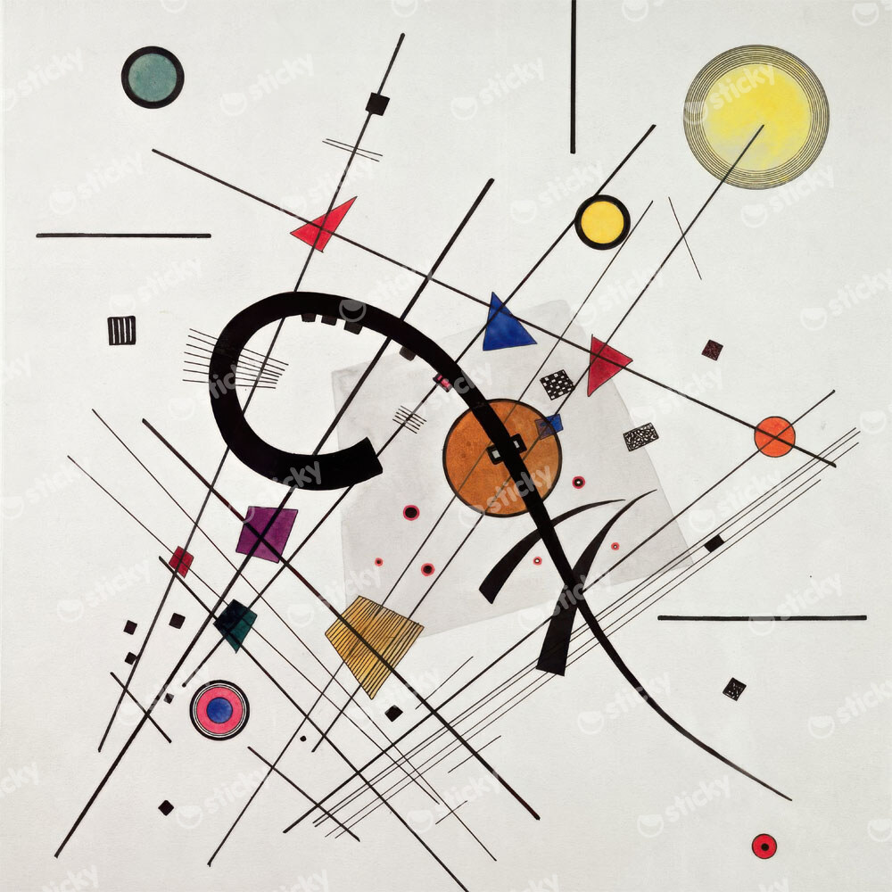 Πίνακας KANDINSKY - GREY SQUARE