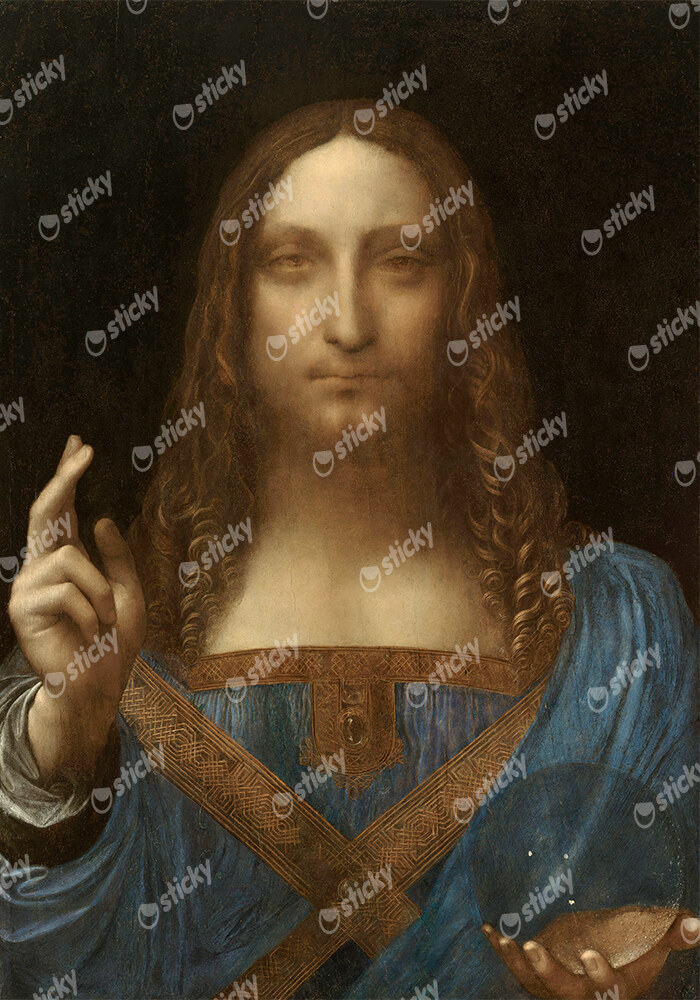 Πινακας σε καμβά LEONARDO DA VINCI - SALVATOR MUNDI