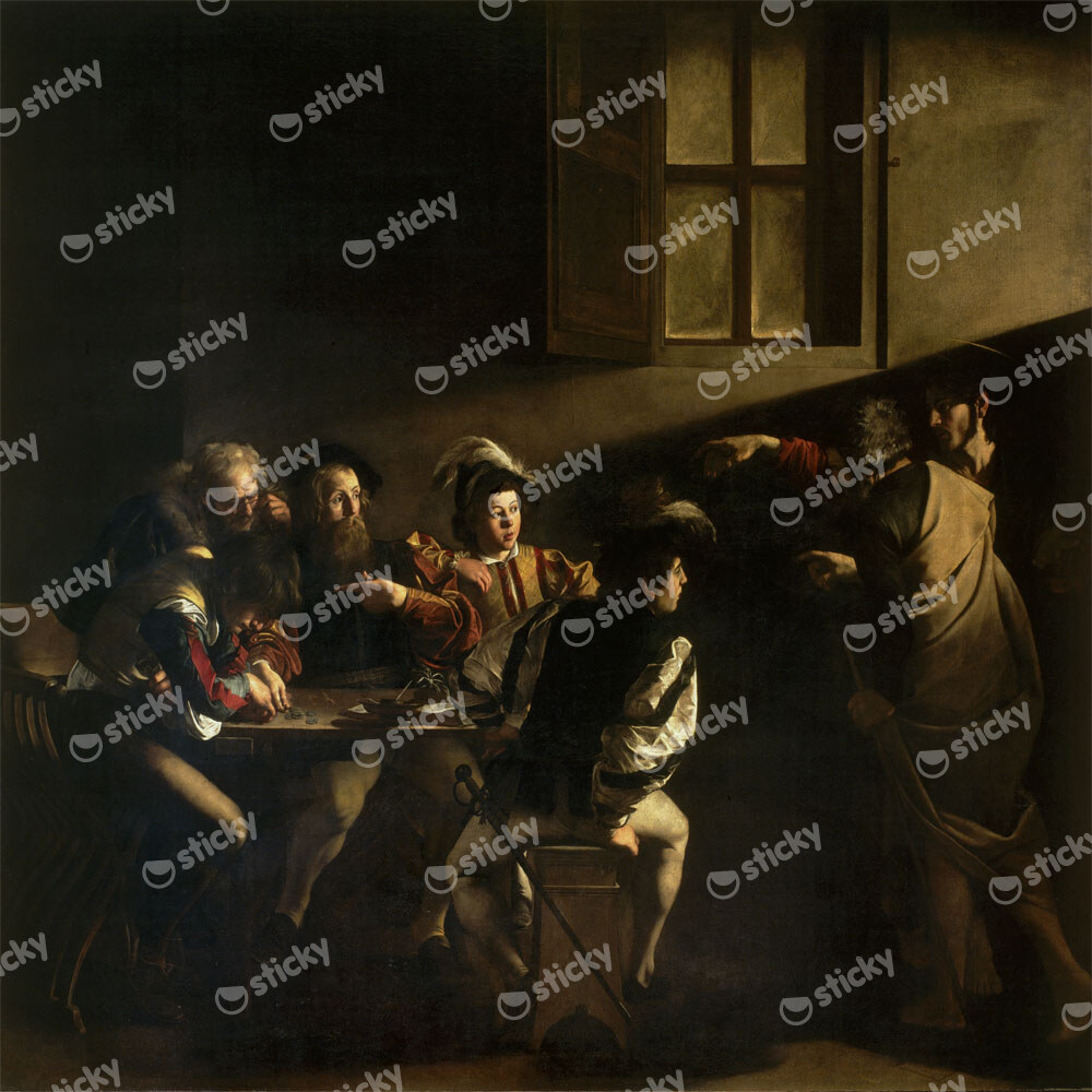 Πίνακας σε καμβά CARAVAGGIO - THE CALLING OF ST MATTHEW