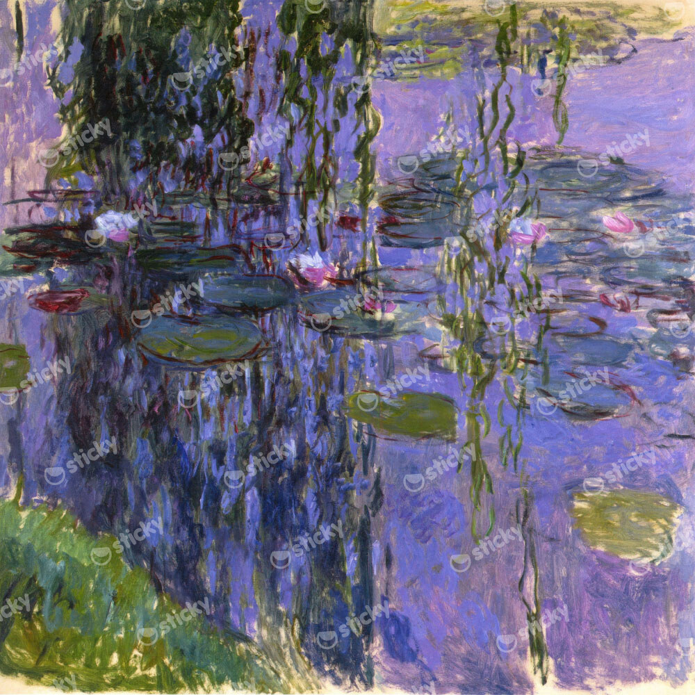 Πίνακας σε καμβά MONET - WATER LILIES 1919