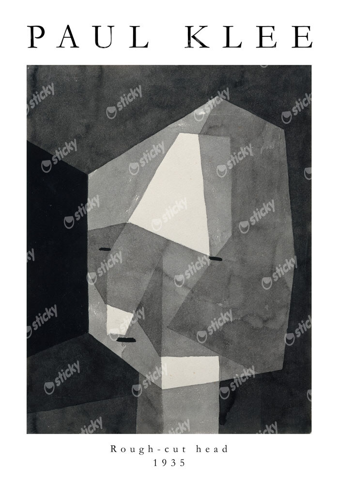 Πόστερ PAUL KLEE - ROUGH-CUT HEAD